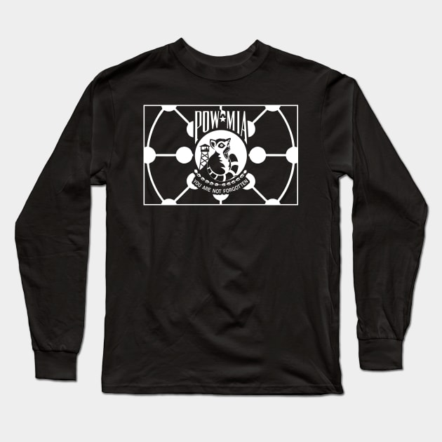 Lemurian Time War POW MIA Flag Long Sleeve T-Shirt by JankCitySparrow